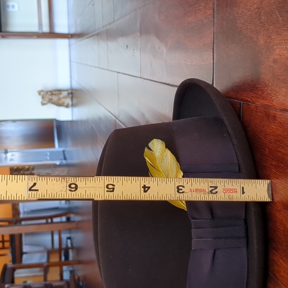 MEN'S VINTAGE DOBBS FELT BROWN FEDORA SIZE 6 7/8 - Picture 15 of 16